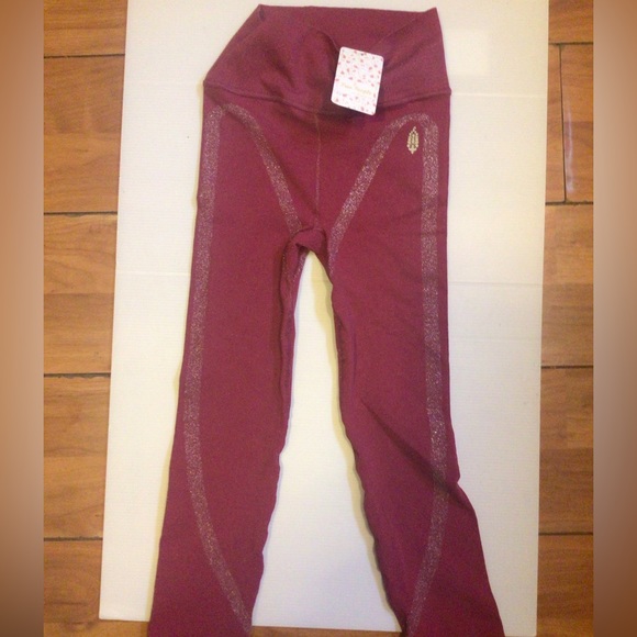 SALE RARE colorFp movement raspberry sparkling leggings - Picture 2 of 5